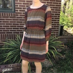 Boho Fall Midi Dress
